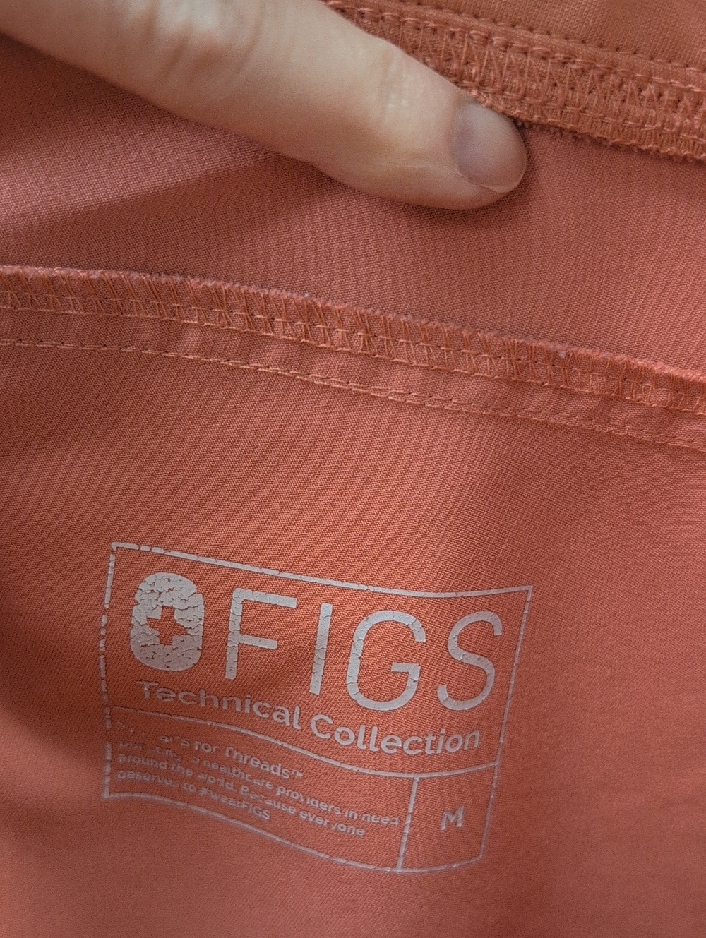 Figs Kade Scrub Pants Medium Coral - Picture 7 of 9